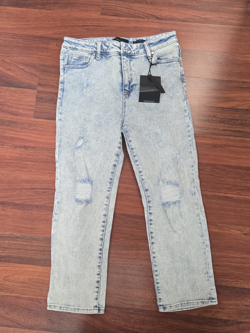 Kendall & Kylie Icon High Rise Straight Denim Jeans NWT Size 11